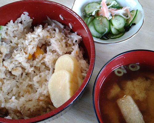 210716 食事会 炊き込みご飯