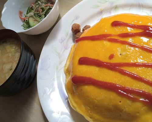 220401 食事会 オムライス