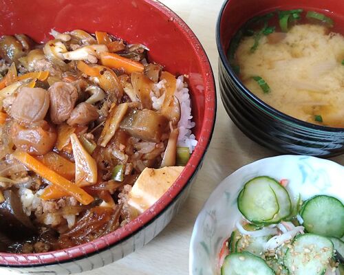 220506 食事会 マーボー丼