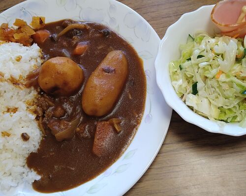 220902 食事会 カレーライス