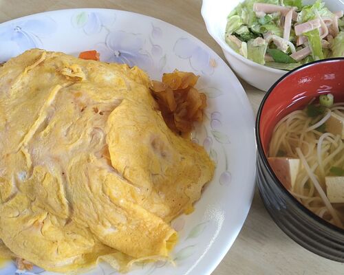221104 食事会 オムライス